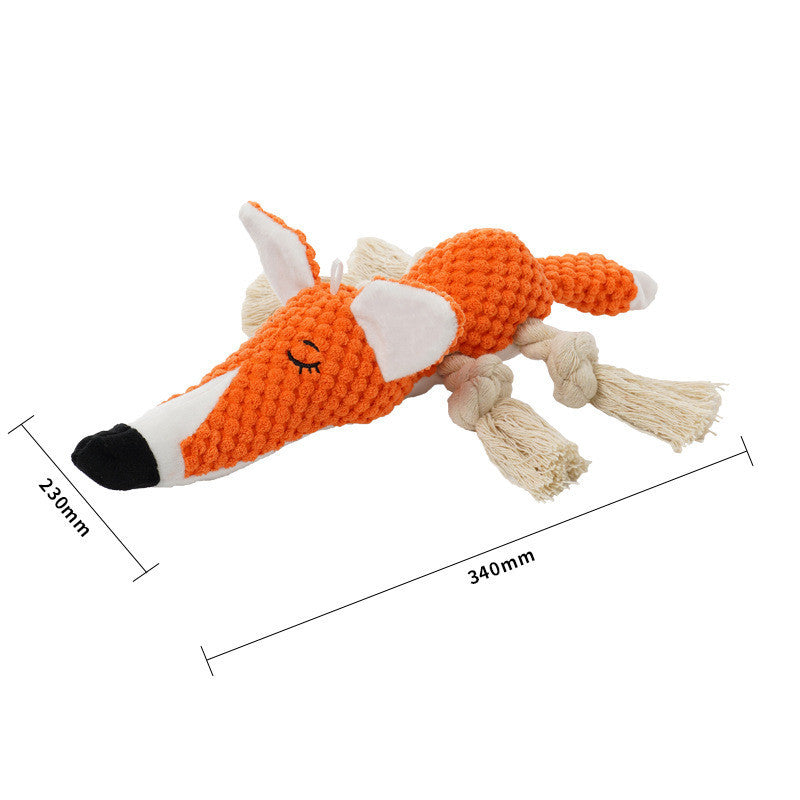 Plush Puppies Bite Resistant And Vocal Dog Bite Rope Cleaning Pet Supplies