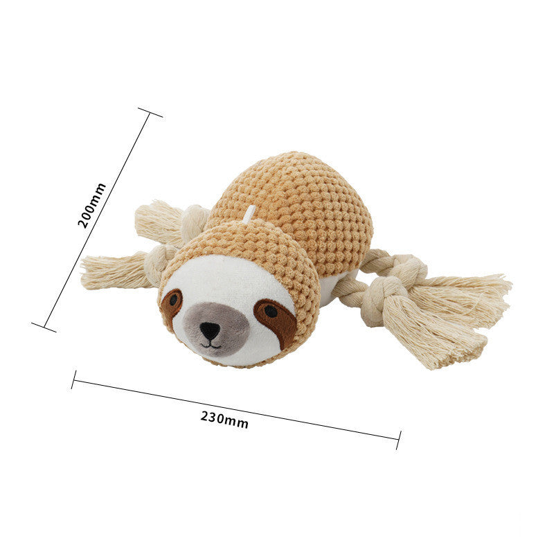 Plush Puppies Bite Resistant And Vocal Dog Bite Rope Cleaning Pet Supplies