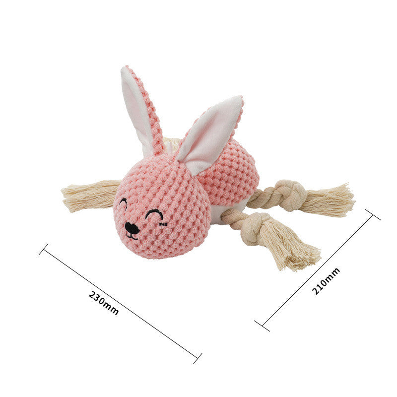 Plush Puppies Bite Resistant And Vocal Dog Bite Rope Cleaning Pet Supplies