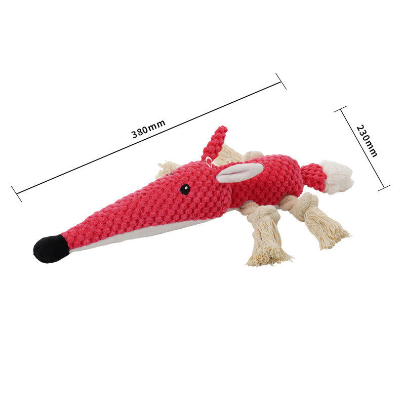 Plush Puppies Bite Resistant And Vocal Dog Bite Rope Cleaning Pet Supplies