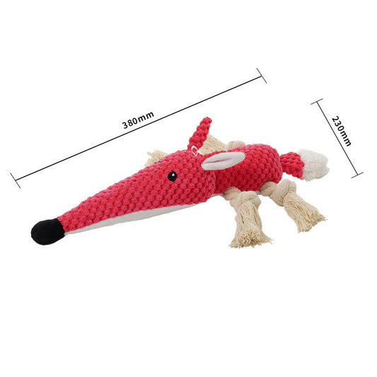 Plush Puppies Bite Resistant And Vocal Dog Bite Rope Cleaning Pet Supplies