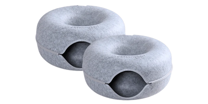 Donut Cat Bed Interactive Tunnel
