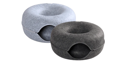 Donut Cat Bed Interactive Tunnel