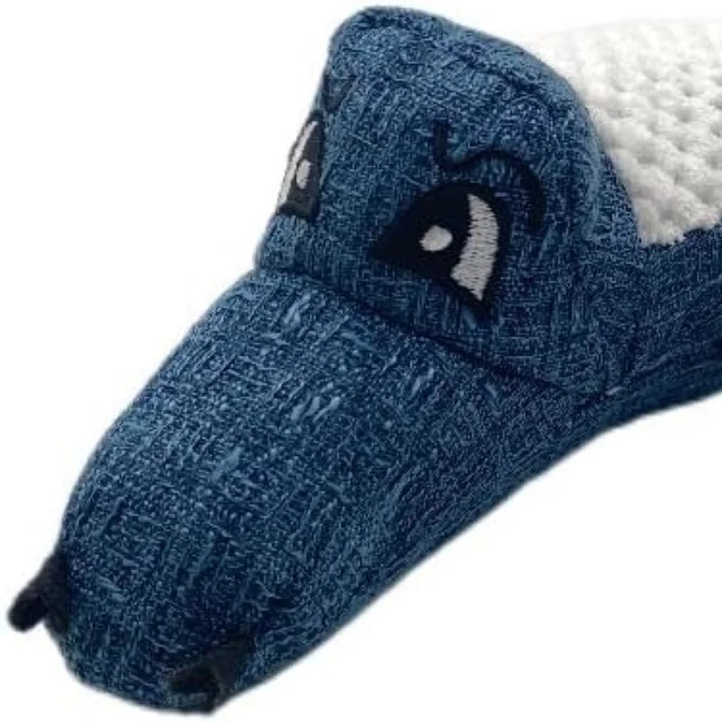 Unrippable Squeaky Crocodile Plush for Heavy Chewers 🐾