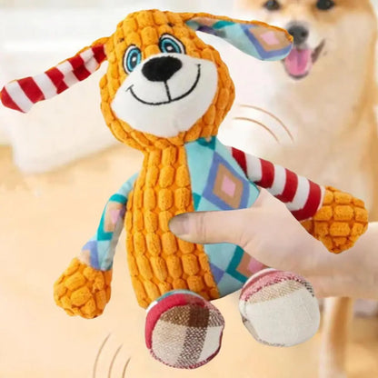 Invincible Squeaker Plush Toy for Heavy Chewers