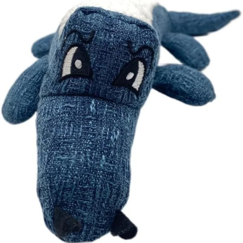 Unrippable Squeaky Crocodile Plush for Heavy Chewers 🐾